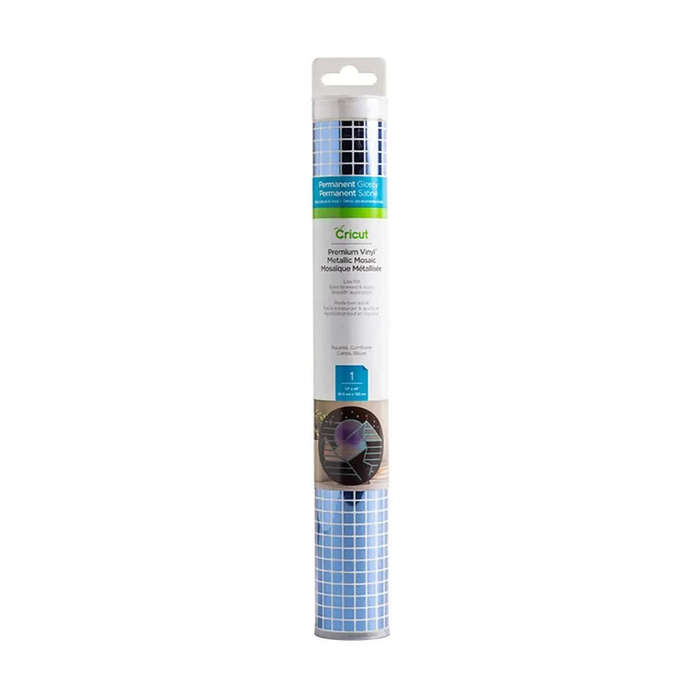 Cricut CC PREM VINYL MSC MT CFL SQ  Blue Heat Transfer Vinyl Roll