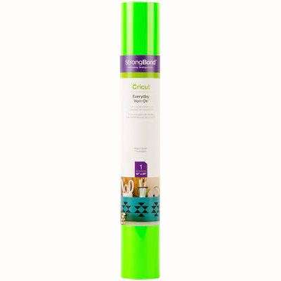 Cricut Everyday Iron-On Green HTV Roll  305 x 610 mm Glossy Vinyl