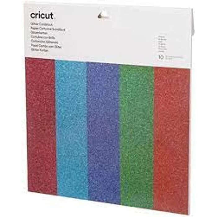 Cricut Glitter Cardstock Sampler  10 Sheets