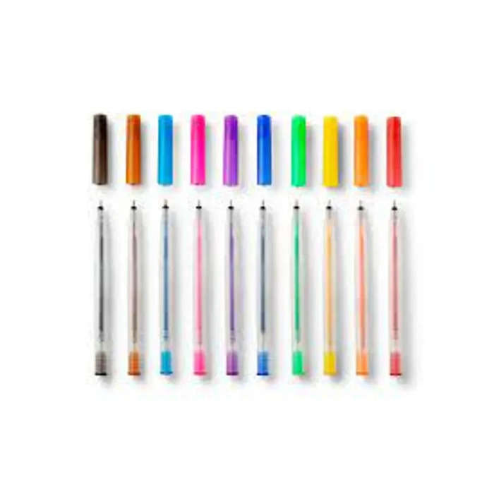 Cricut Glitter Gel Rainbow Pen Set, 10ct, 0.8mm - Colorful Crafting Pens
