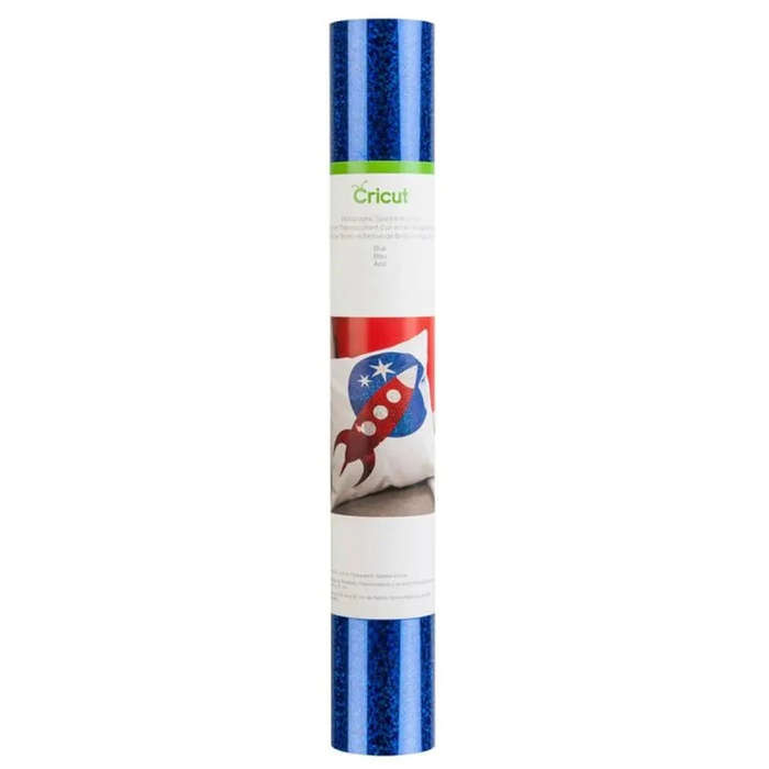 Cricut Holo Sparkle Iron-On Blue Roll 30.5x609.6mm for Cricut