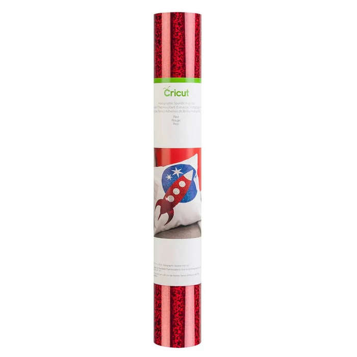 Cricut Holographic Sparkle Iron-On Red  30 x 61 cm Smooth HTV