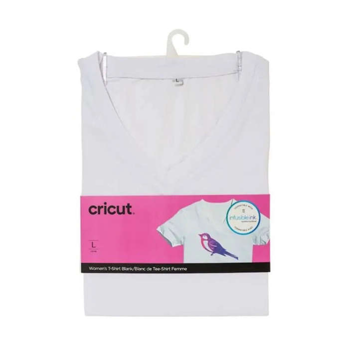 Cricut Infusible Ink Mens White T-Shirt Large  1 Pack