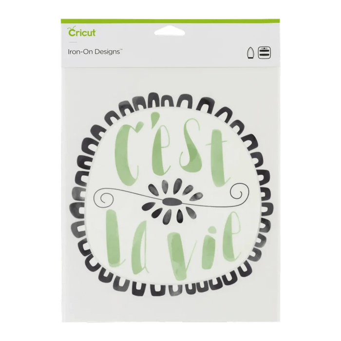 Cricut Iron-On Design Cest La Vie 21.5x30 cm  Easy Application