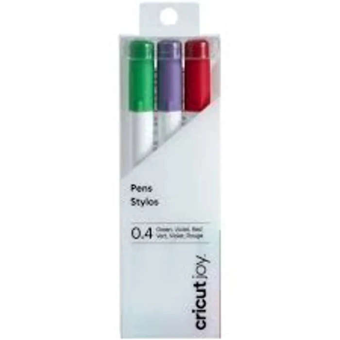 Cricut Joy Fine Point Pen Set 3-Pack (Red, Green, Violet) 0.4mm