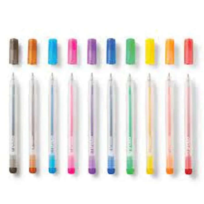 Cricut Joy Glitter Gel Rainbow Pen Set, 10ct, 0.8mm  Colorful Craft Pens
