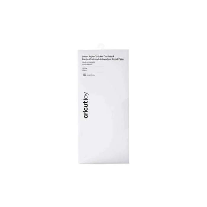 Cricut Joy Smart Paper Sticker Cardstock White  10 Sheets