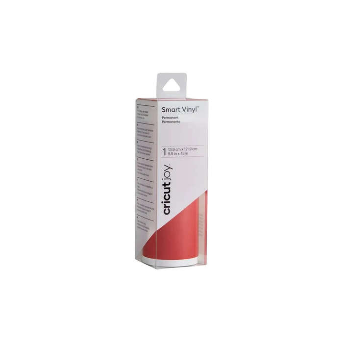 Cricut Joy Smart Vinyl Permanent Tomato Red 5.5x48"  Durable Adhesive Vinyl