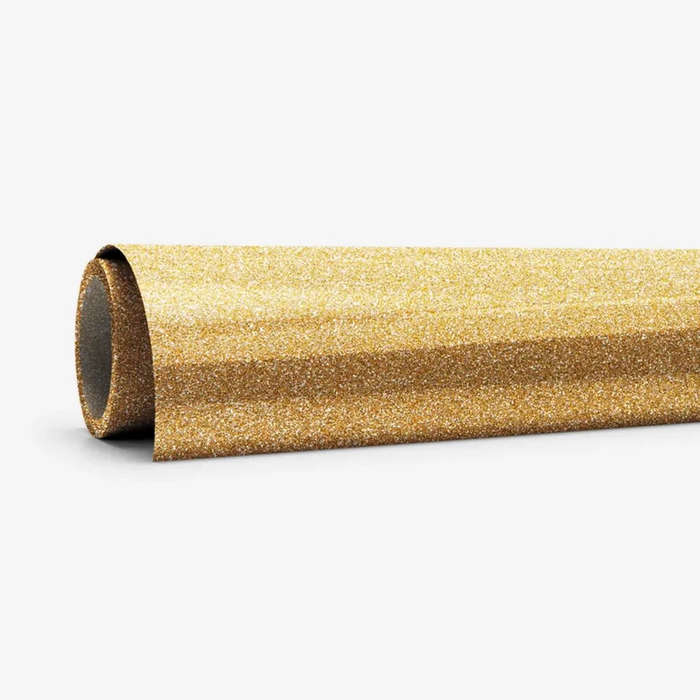 Cricut Joy Xtra Smart Iron-On Gold Glitter Roll  241 x 483 mm