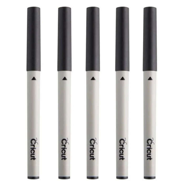 Cricut Multi-Size Pen Set 5-Pack Black  For Explore & Maker Machines