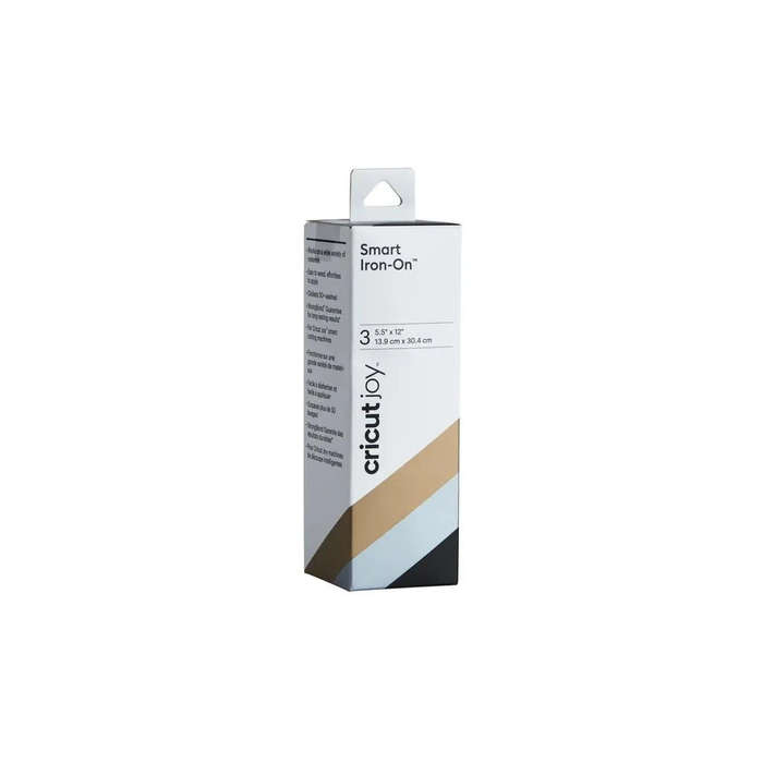 Cricut  Permanent Vinyl Sampler, Black Gold Silver