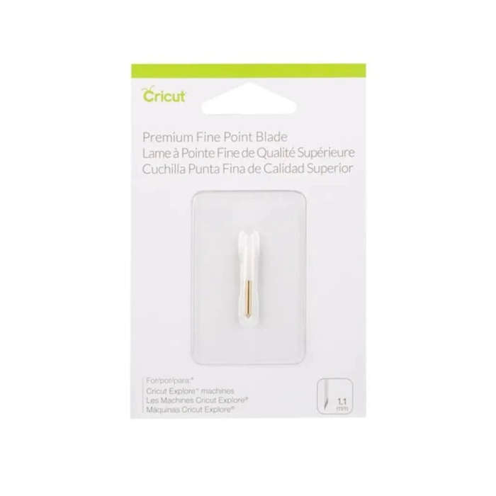 Cricut Premium Fine-Point Replacement Blade  Gold & White