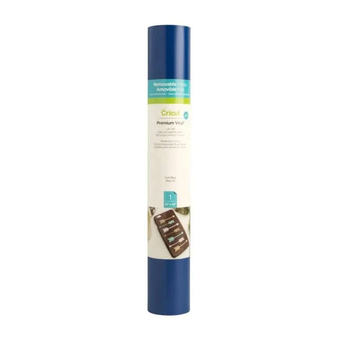 Cricut Premium Removable Vinyl Roll Blue 305mm x 1220mm  1 Pack