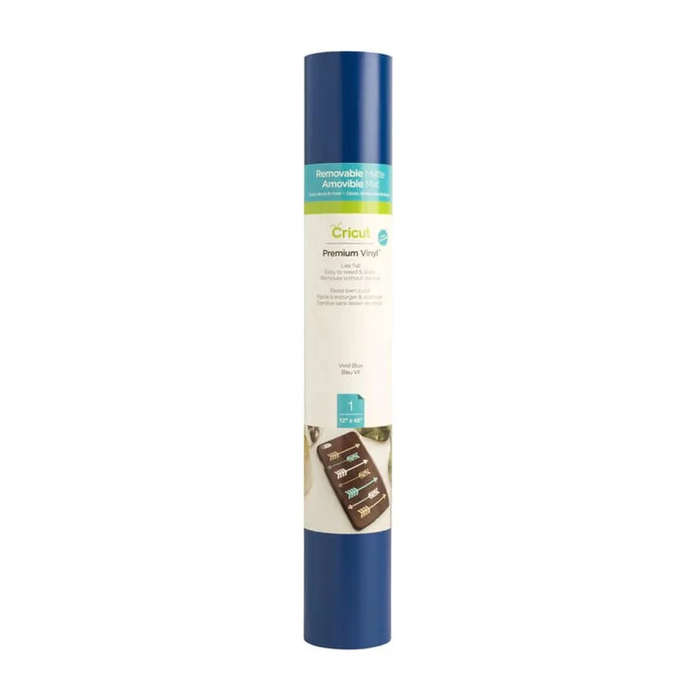 Cricut Premium Removable Vinyl Roll Blue 305mm x 1220mm  1 Pack
