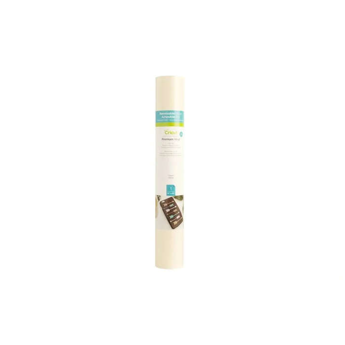 Cricut Premium Vinyl 30x120 cm  Cream Glossy Vinyl Roll