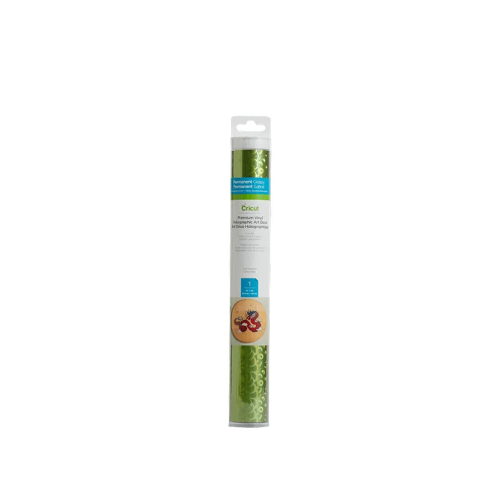 Cricut Premium Vinyl Art Deco Lime  30x122 cm Glossy Roll