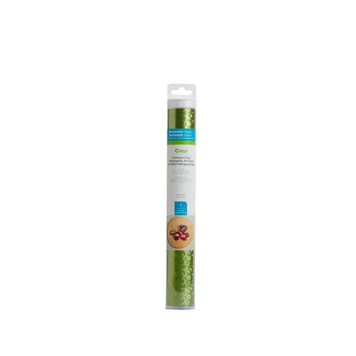 Cricut Premium Vinyl Art Deco Lime  30x122 cm Glossy Roll