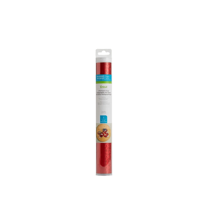 Cricut Premium Vinyl Art Deco True Red  30x122 cm Glossy Roll