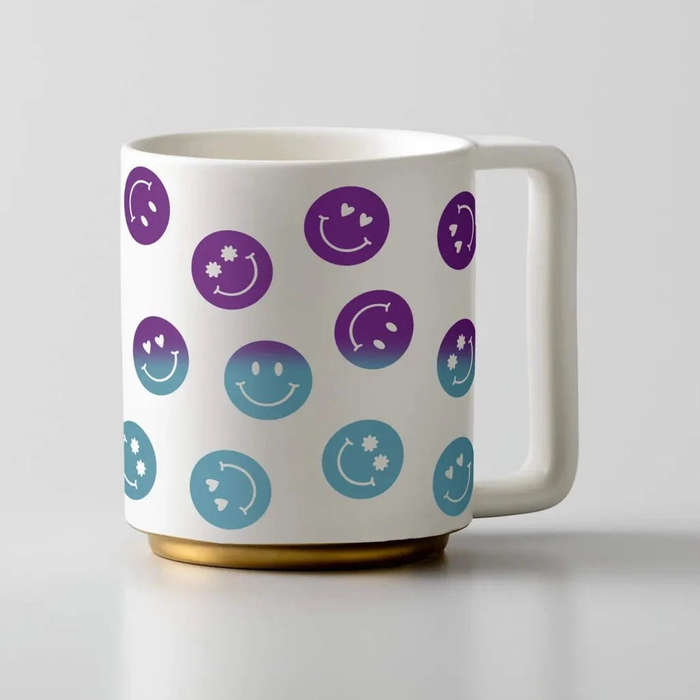 Cricut Purple Turquoise Smooth Glossy Heat Transfer Vinyl