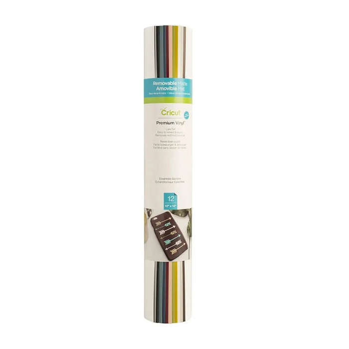 Cricut  Removable Vinyl Sampler, 12 Sheets (30.5 × 30.5 cm)
