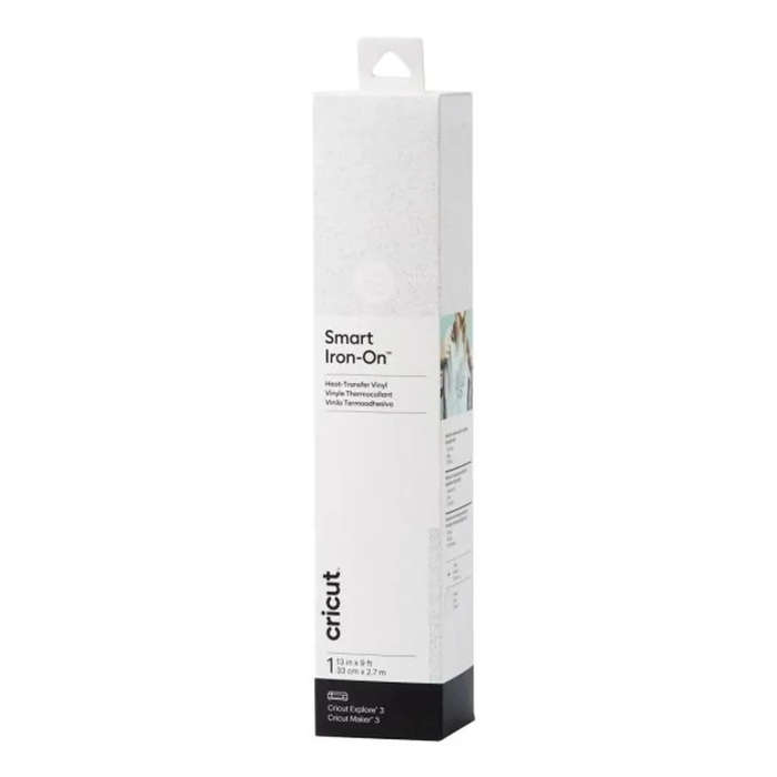 Cricut Smart Iron-On Glitter White 33cm x 2.7m  Heat Transfer Vinyl