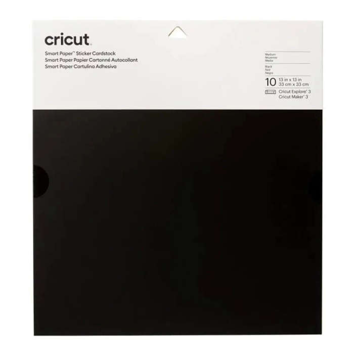 Cricut Smart Paper Sticker Cardstock  Black