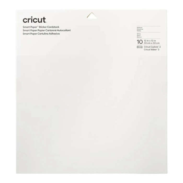 Cricut Smart Paper Sticker Cardstock  White
