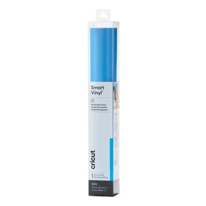Cricut Smart Vinyl Permanent Blue Glossy Roll 33cm x 0.9m