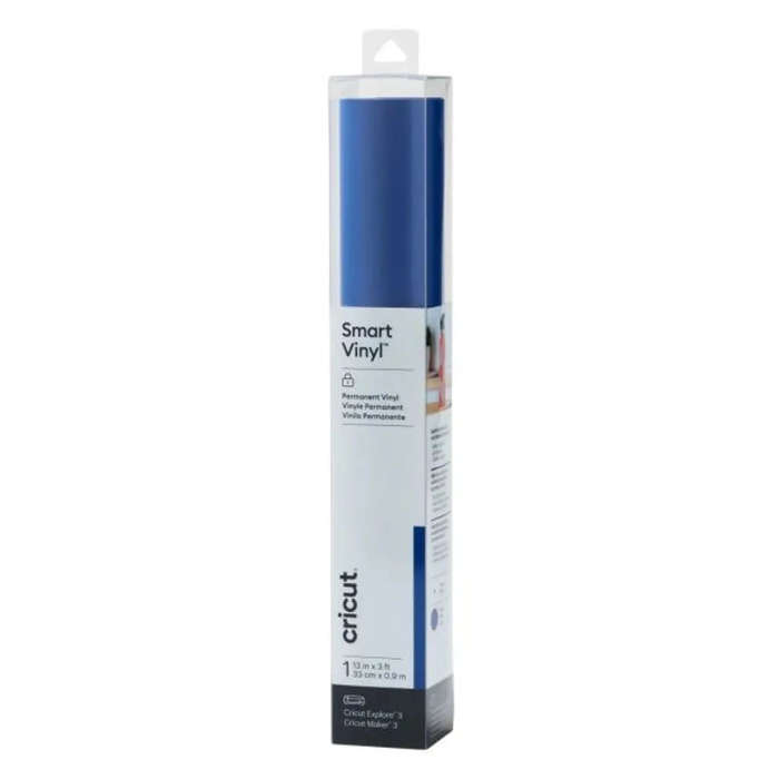 Cricut Smart Vinyl Permanent Blue Glossy Roll 33cm x 0.9m