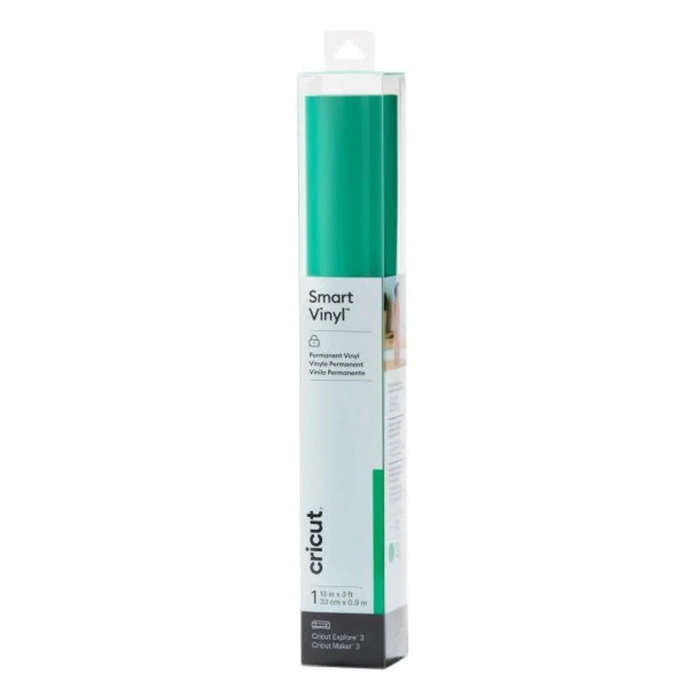 Cricut Smart Vinyl Permanent Green Glossy Roll 33cm x 0.9m