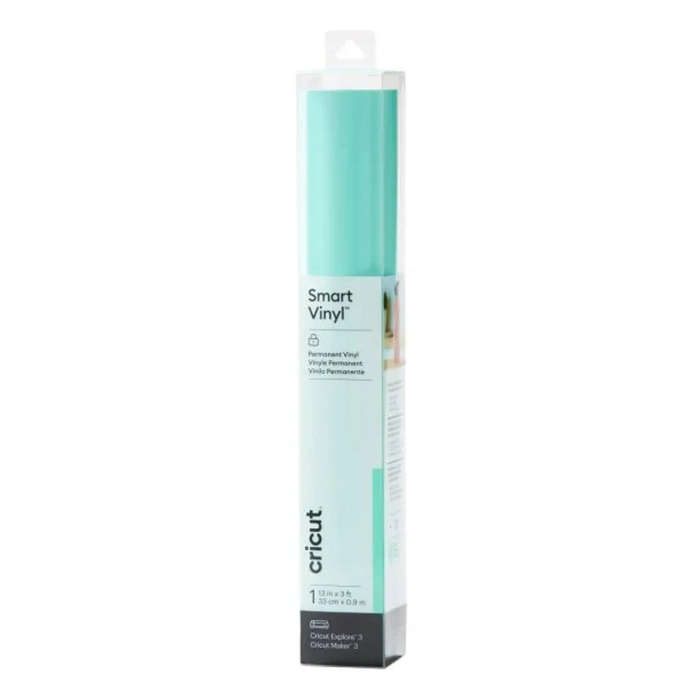 Cricut Smart Vinyl Permanent Mint Glossy Roll 33cm x 0.9m