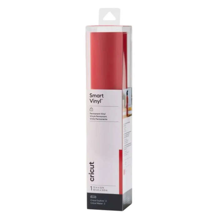 Cricut Smart Vinyl Permanent Red Roll 33cm x 3.66m