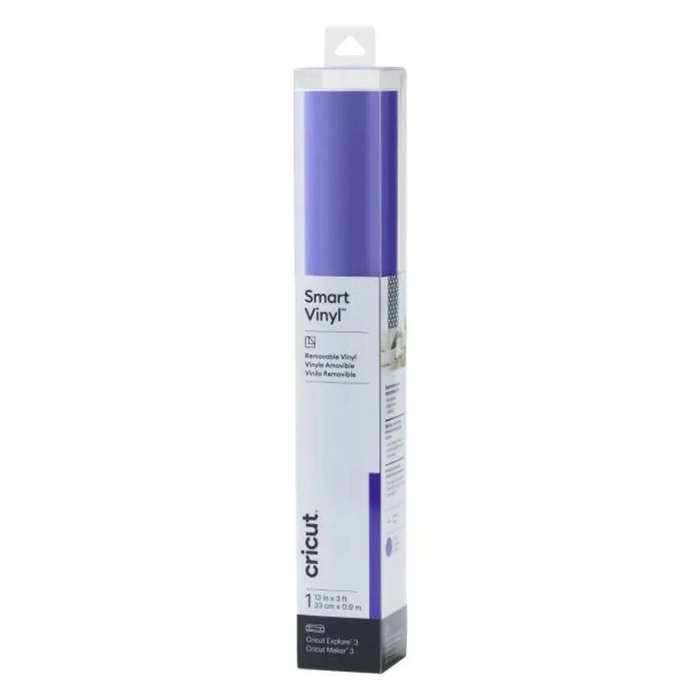 Cricut Smart Vinyl Removable Purple  33cm x 0.9m Glossy Roll