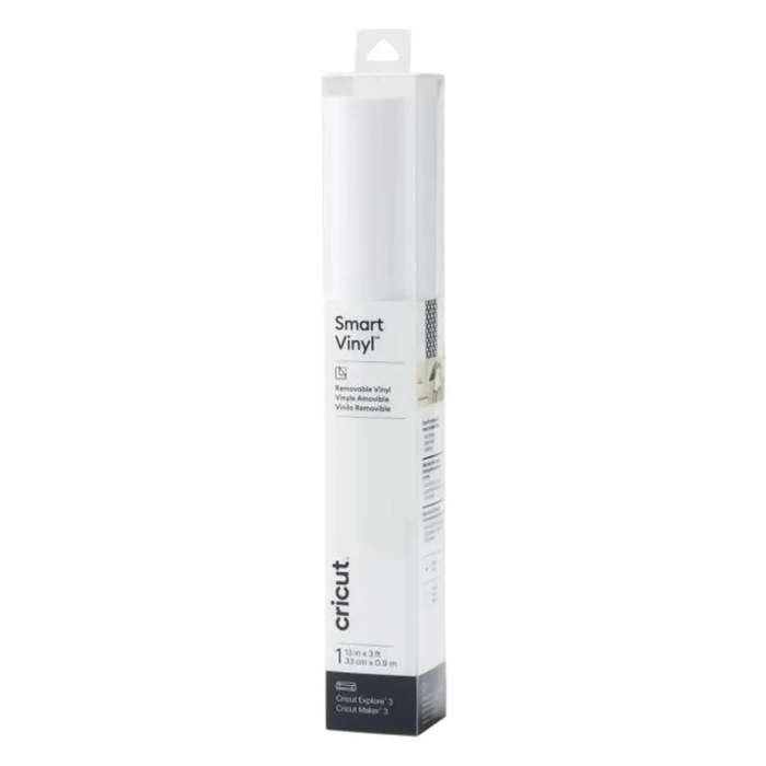 Cricut Smart Vinyl Removable White 33x90cm  Glossy Craft Vinyl Roll
