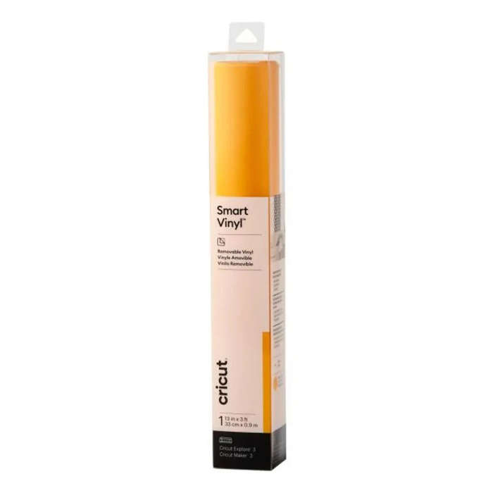 Cricut Smart Vinyl Removable Yellow  33cm x 0.9m Roll
