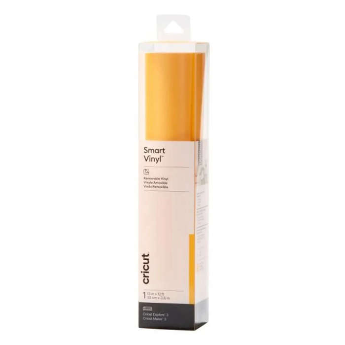 Cricut Smart Vinyl Removable Yellow  33cm x 3.7m Roll