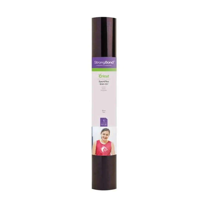 Cricut SportFlex Iron-On Black Roll 30cm x 0.61m