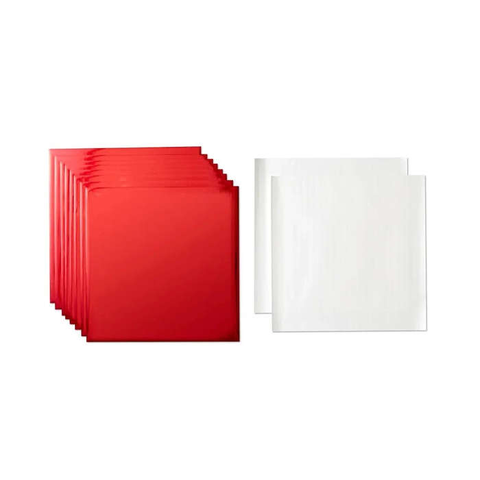 Cricut Transfer Foil Sheets Red 12"x12"  8 Pack