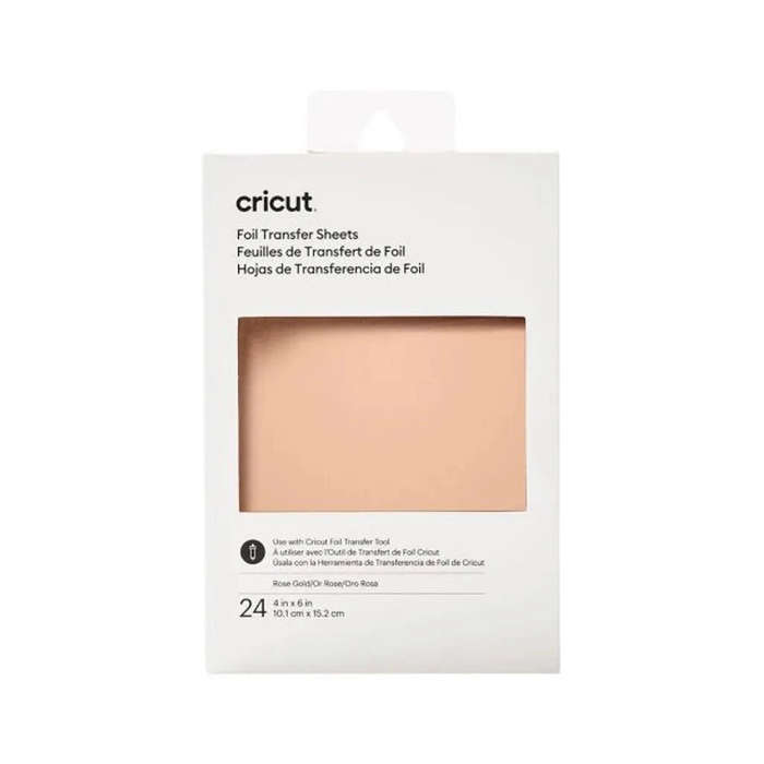 Cricut Transfer Foil Sheets  Rose Gold 10x15 cm
