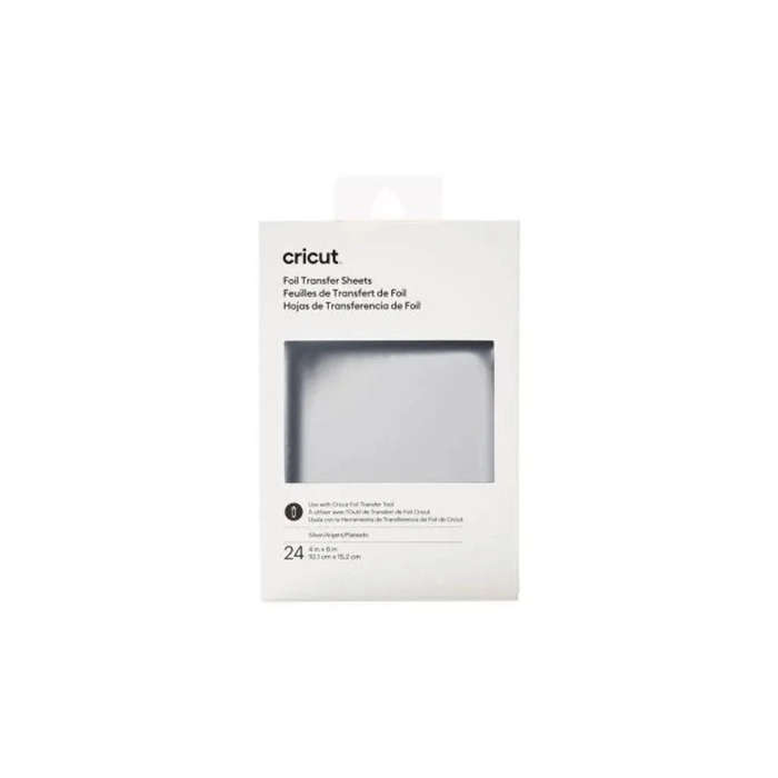 Cricut Transfer Foil Sheets Silver  24 Sheets (10x15 cm)