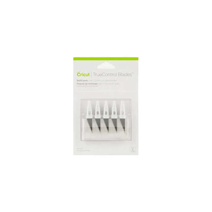 Cricut TrueControl Knife Kit with 5 Blades  Blue & White