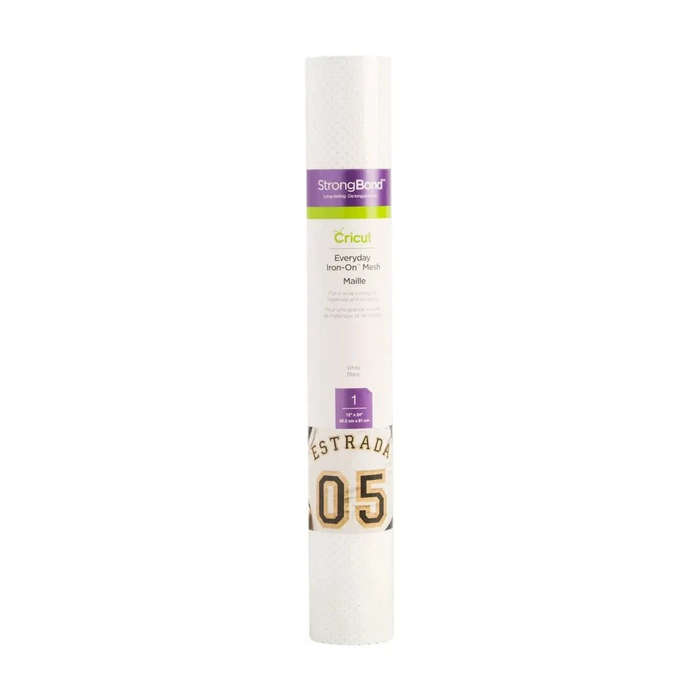 Cricut White Mesh HTV Roll  305 x 610 mm Glossy Iron-On