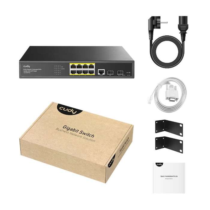 Cudy 8 Port Layer 2 Managed Gigabit PoE Switch