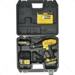 DeWalt Hammer Drill Driver Kit 18VDC XR Li-ion Incl 100pc Dril bit set Part No: TL120