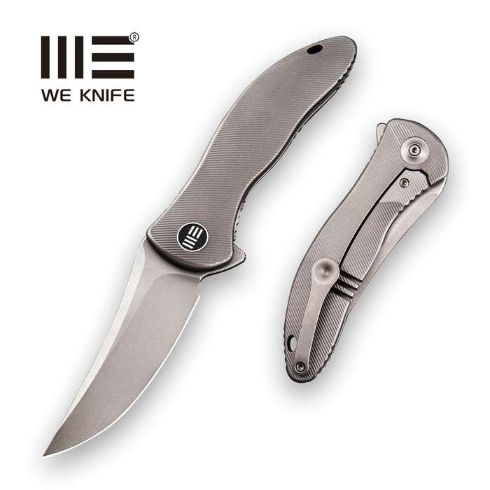 WEKNIFE Synergy2 Flipper Knife Titanium Handle (3.49" M390 Blade) 912A