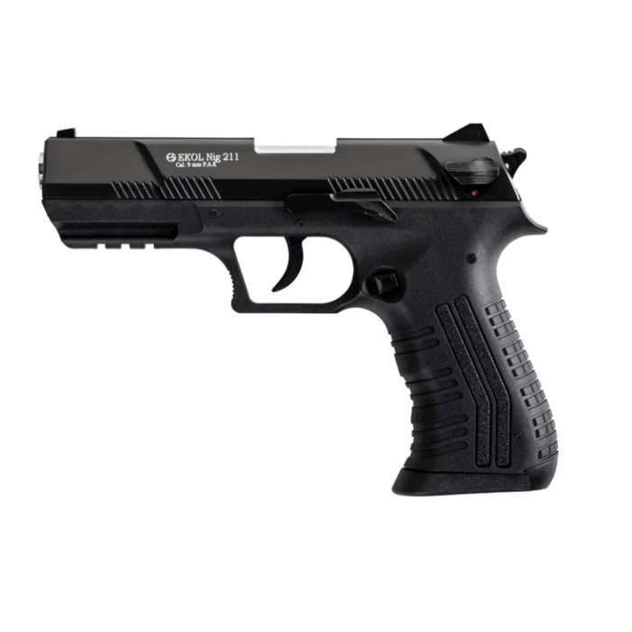 Ekol Nig 211 Black Blank/Pepper Gun (Semi Auto|17+1|9mm PAK)