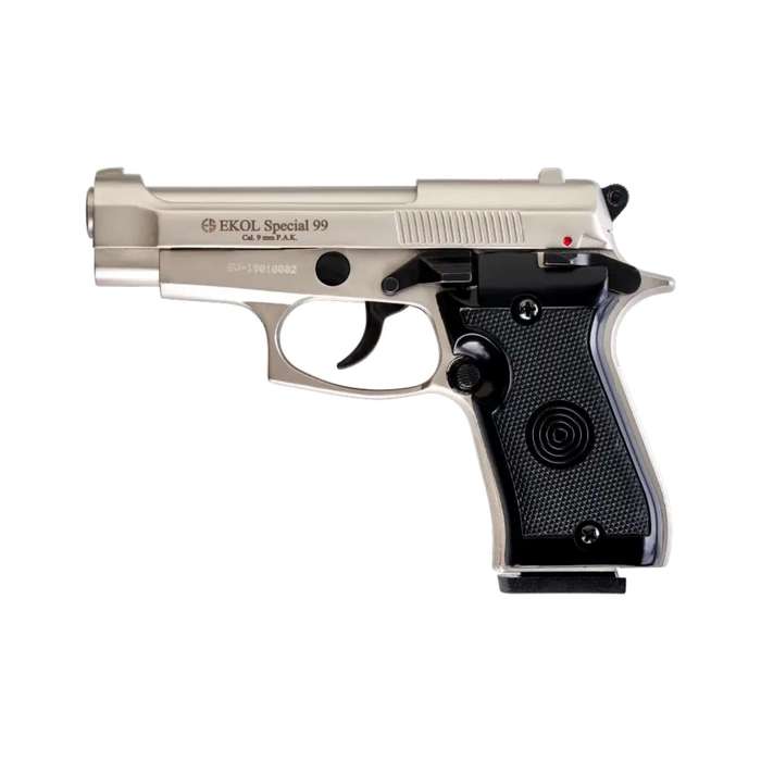 Ekol Special 99 Mat Chrome Blank/Pepper Gun (Semi Auto|8+1|9mm PAK)