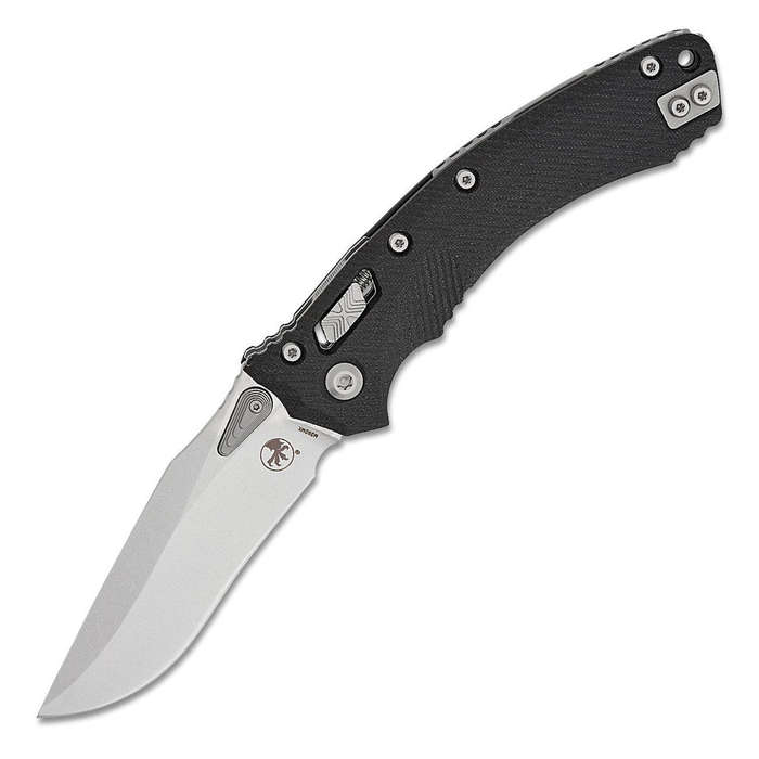Microtech Amphibian RAM-LOK S/E Fluted Black G10 Stonewash Std 137RL-10FLGTBK