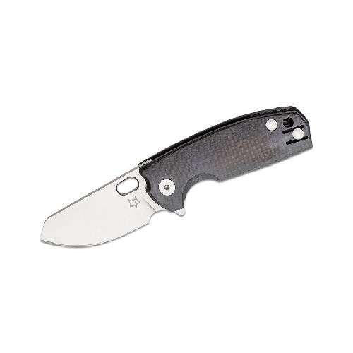 FX-608 CF FOX/VOX Baby Core Folding Knife  M390 Satin Blade  Carbon Fibre Handle