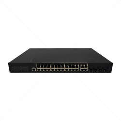 GENATA 24 Port Gigabit PoE Managed + 4 Gbps RJ45/SFP (Combo) Switch Part No: NW114-4